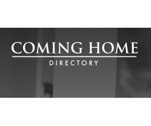 Light Coming Home directory text on dark background