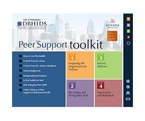Peer Support Toolkit Title Page layout
